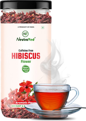 NeutraVed Hibiscus Tea Sabdariffa Dry Flower for Weight Loss | Gudhal ke phoo | Cocktails Hibiscus Herbal Tea Plastic Bottle(30 g)