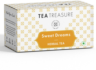 TeaTreasure Chamomile Sweet Dreams Herbs Herbal Tea Box(25 Bags)