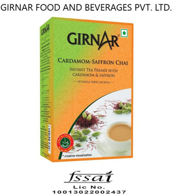 Girnar Premix Cardamom Saffron 10TB P3 Instant Tea Box(3 x 10 Sachets)