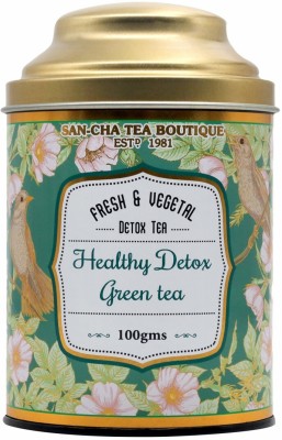 SANCHA Healthy Detox Green Tea|100g Loose Leaf Tea| Best weight Loss Tea|Pure Slimming Unflavoured Green Tea Tin(100 g)