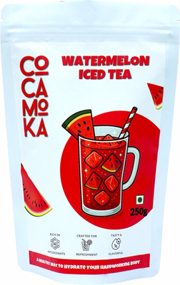 COCAMOKA Watermelon Iced Tea Powder | Tasty & Flavorful | Energy Drink Alternative Iced Tea Vacuum Pack(250 g)