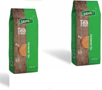 Senso TEA PREMIX 1 KG & TEA Cardamom 1 kg Combo Masala Tea Pouch(2 x 1 kg)