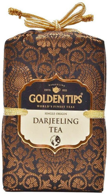 Golden Tips Brocade Bag Darjeeling Black Tea Pouch(100 g)