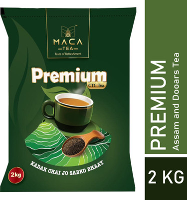 MACA TEA Premium Quality CTC Assam and Dooars Black Tea Pouch(2000 g)