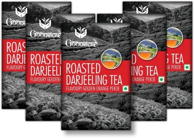 Goodricke Roasted Darjeeling Tea (100 GM)- Pack of 5 Plain, Unflavoured Black Tea Box(5 x 100 g)