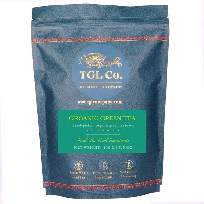 TGL Co. Organic Green Tea Bags / Loose Tea Leaf (200 Gm) Green Tea Pouch(250 g)