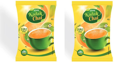 ATLANTIS 3 in 1 Kadak Cardamom Chai Premix (Contains Tea, Milk and Sugar) Cardamom Instant Tea Pouch(2 x 1 kg)