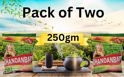 chandanbadi Premium leaf tea Black Tea Pouch(2 x 250 g)