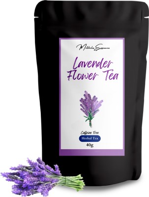 MITHILA ESSENCE Lavender Flower Tea | Caffeine Free | Lavender Herbal Tea Pouch(40 g)