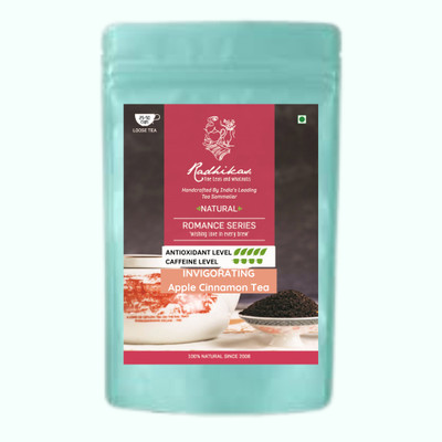 Radhikas Fine Teas and Whatnots Apple Cinnamon Ceylon : Spark Your Energy Apple Black Tea Vacuum Pack(50 g)