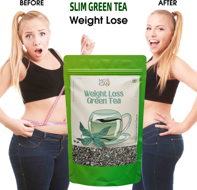 MERICAN Herbal Tea for Clean Digestion & Fat Loss | Detox Green Tea for Men & Women Lemon Herbal Tea Pouch(50 g)