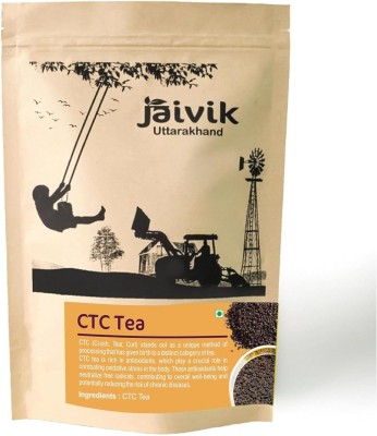 Jaivik Uttarakhand Whole Leaf Black,Lungs Detox, Leaves Black Tea Pouch(100 g)