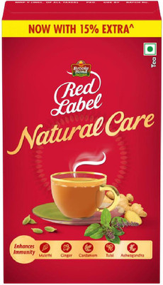 Red Label Natural Care Tea|| with 5 Ayurvedic Ingredients|| 287.5 g Black Tea Box(250 g)