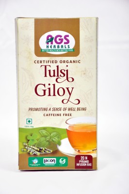 AGS Herbals Tulsi Giloy Tulsi Infusion Tea Bags Box(40 g)