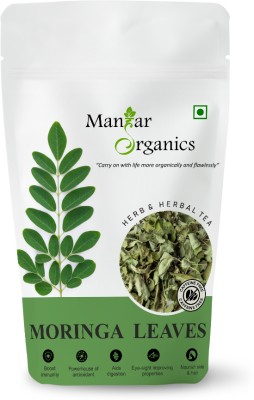 ManHar Organics Moringa Leaves | Immunity Booster| Natural Multi-vitamin| Good for Hair & Skin| Herbs Herbal Tea Pouch(100 g)