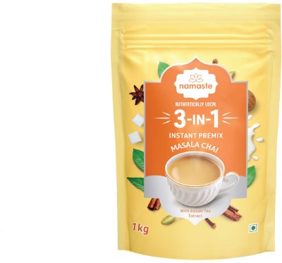 Namaste Chai Instant Tea Premix, Masala Chai | Value Pack | Assam Tea | Vending Machine | Ready Mix (Powder) Masala Tea Pouch(1 kg)