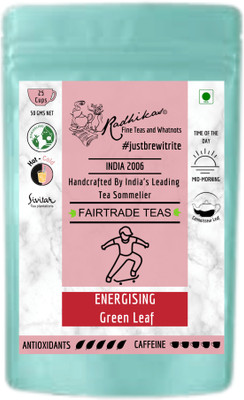 Radhikas Fine Teas and Whatnots ANTI-AGEING Green Leaf Green Tea Vacuum Pack(50 g)