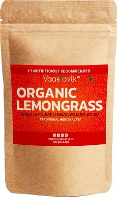 Vaastavik Lemon Grass Dried Tea Lemon Grass Herbal Tea Pouch(100 g)