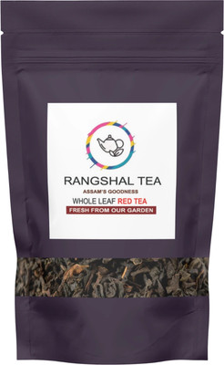 Rangshal Assam Red Tea | Loose Leaf | PGS India Certified | Boosts Immunity | Orthodox Unflavoured Black Tea Pouch(50 g)