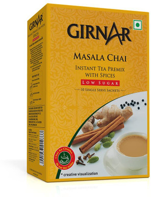 Girnar Masala CHAI Low Sugar Masala Tea Box(80 g)