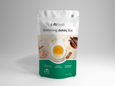 Luftifoods SLIMMING DETOX TEA Mint Green Tea Pouch(100 g)