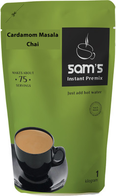 Sam's Sams Cardamom Masala Chai Premix 1kg Regular Sugar Cardamom Masala Tea Cardamom, Cinnamon Instant Tea Pouch(1 kg)