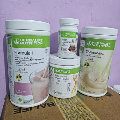 HERBALIFE NUTRITION MIX WEIGHT LOSS COMBO ROSE KHEER,PPP200,TULSI MATE Green Tea Tin(4 x 0.31 kg)