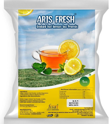 Aris fresh Hot lemon tea premix 1 kg Lemon Instant Tea Pouch(1 kg)