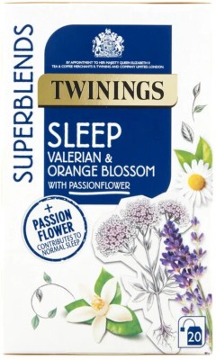 TWININGS Sleep Tea Valerian & Orange Blossom Orange Tea Bags Box(30 g)