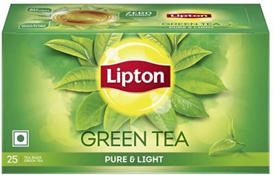 Lipton LIGHT & PURE GREEN TEA 25 TEA BAGS X PACK OF 1 Honey, Lemon Green Tea Bags Box(25 Sachets)