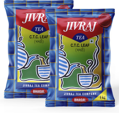 Jivraj CTC Premium Leaf Combo Black Tea Pouch(2 x 1 kg)