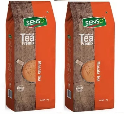 Senso Instant Premix Masala Tea 1kg Combo offer Spices Tea Box(2 x 1 kg)