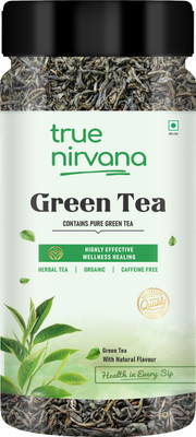 Truenirvana Green Tea Loose Leaf – 100g (~50–70 Cups) Green Tea Plastic Bottle(100 g)