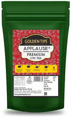 Golden Tips Applause Premium Traditional CTC Tea for the Perfect Strong Brew Every Time Unflavoured Black Tea Pouch(200 g)