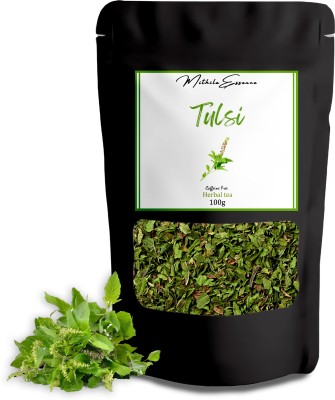 MITHILA ESSENCE Tulsi Mint Tea | Holy Basil Leaf with Mint |Immunity Booster | Tulsi, Mint Herbal Tea Pouch(100 g)