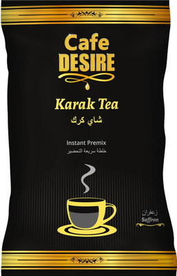 CAFE DESIRE Instant Saffron Karak Tea Premix 1 KG Saffron Instant Tea Pouch(1 kg)