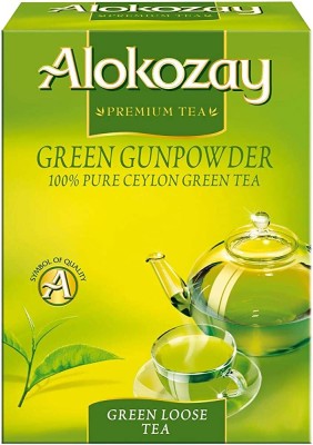 Alokozay Green Gunpowder 100 Percent Pure Ceylon Green Tea Green Tea Box(225 g)