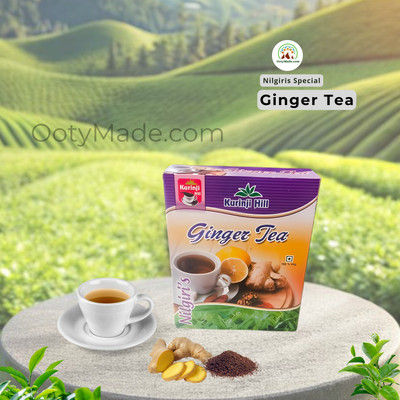 Ooty Made.Com Nilgiris Special Ginger Dust Tea Tea Pouch(250 g)