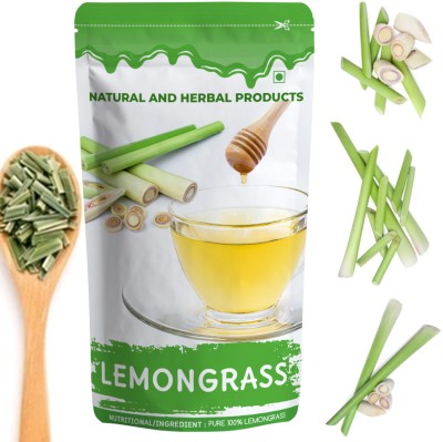 NATURAL AND HERBAL PRODUCTS Lemongrass Dry Leaves - Lemon Grass Tea for Detox - Whole Leaf Tea Weight Loss Lemon Grass Herbal Tea Pouch(50 g)