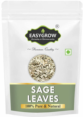 Easygrow Dried Sage Leaves For Tea - 100 GM - Herbal Tea Herbal Tea Pouch(100 g)