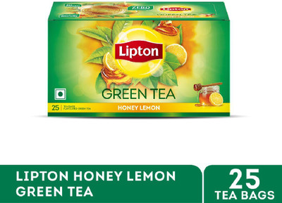 Lipton Honey, Lemon Green Tea Bags Box(25 Bags)