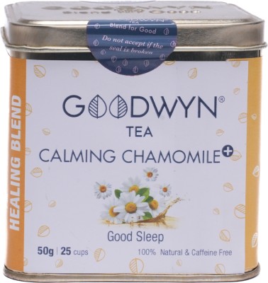 Goodwyn Chamomile Herbal Stress Relief Tea, 50 Grams, Makes 25 Cups Chamomile Herbal Infusion Tea Box(50 g)