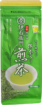 UJInoTSUYU IYEMON Sencha Green Tea blended with Matcha (Loose Leaf) |Premium Green Tea Sencha Green Tea Pouch(100 g)