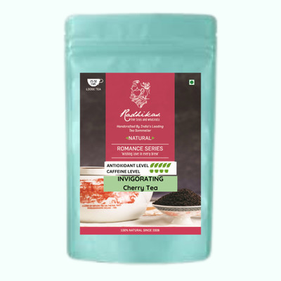 Radhikas Fine Teas and Whatnots Cherry Ceylon : Cherry Burst for Invigoration Cherry Black Tea Vacuum Pack(50 g)
