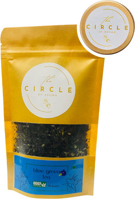 The Circle Of Aroma Signature Blue Green Tea | Loose Leaves | Immunity Booster Strawberry Green Tea Pouch(100 g)