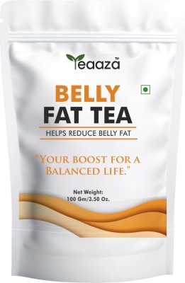 Teaaza Belly Fat Tea – Herbal Tea for Belly Fat & Weight Loss 100 Gm, loose leaf tea Herbal Tea Vacuum Pack(100 g)