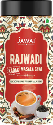 JAWAI Rajwadi Kadak Masala Chai |CTC with 5 Immunity Boosting Spices Spices Masala Tea Mason Jar(400 g)
