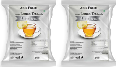 Aris fresh Instant Hot Lemon Tea Premix | Platinum | 2 Kg Combo Pack Lemon Instant Tea Pouch(2 x 1 kg)