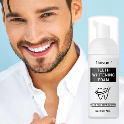 Naivam Instant Teeth Whitening Foam` Teeth Whitening Kit