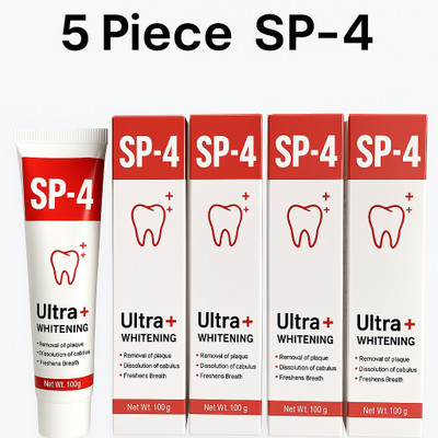 FULAMDE SP 4 Ultra Brightening Teeth Whitening Kit Toothpaste 150g Toothpaste(150 g, Pack of 5)